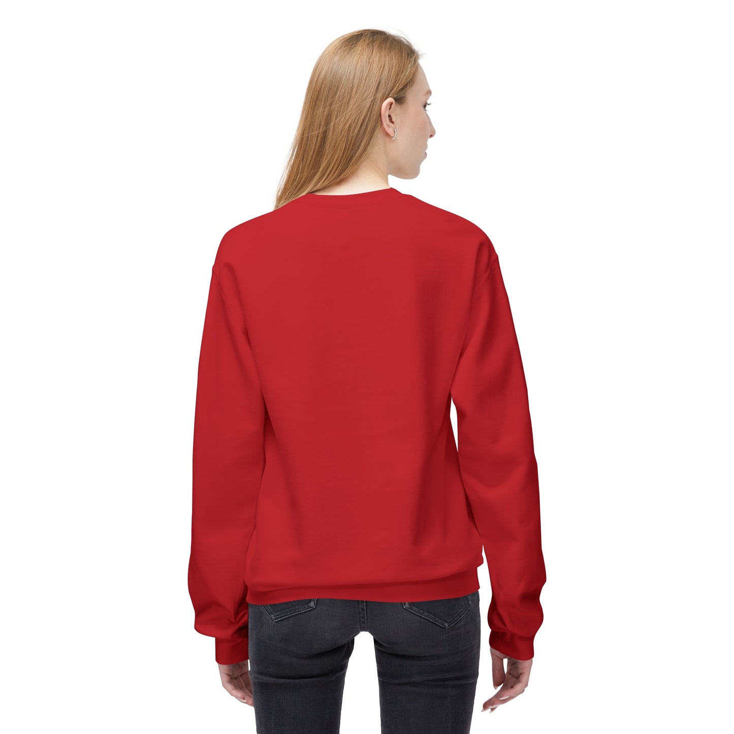LOVE Valentines Day CoffeeUnisex Midweight Softstyle Fleece Crewneck Sweatshirt