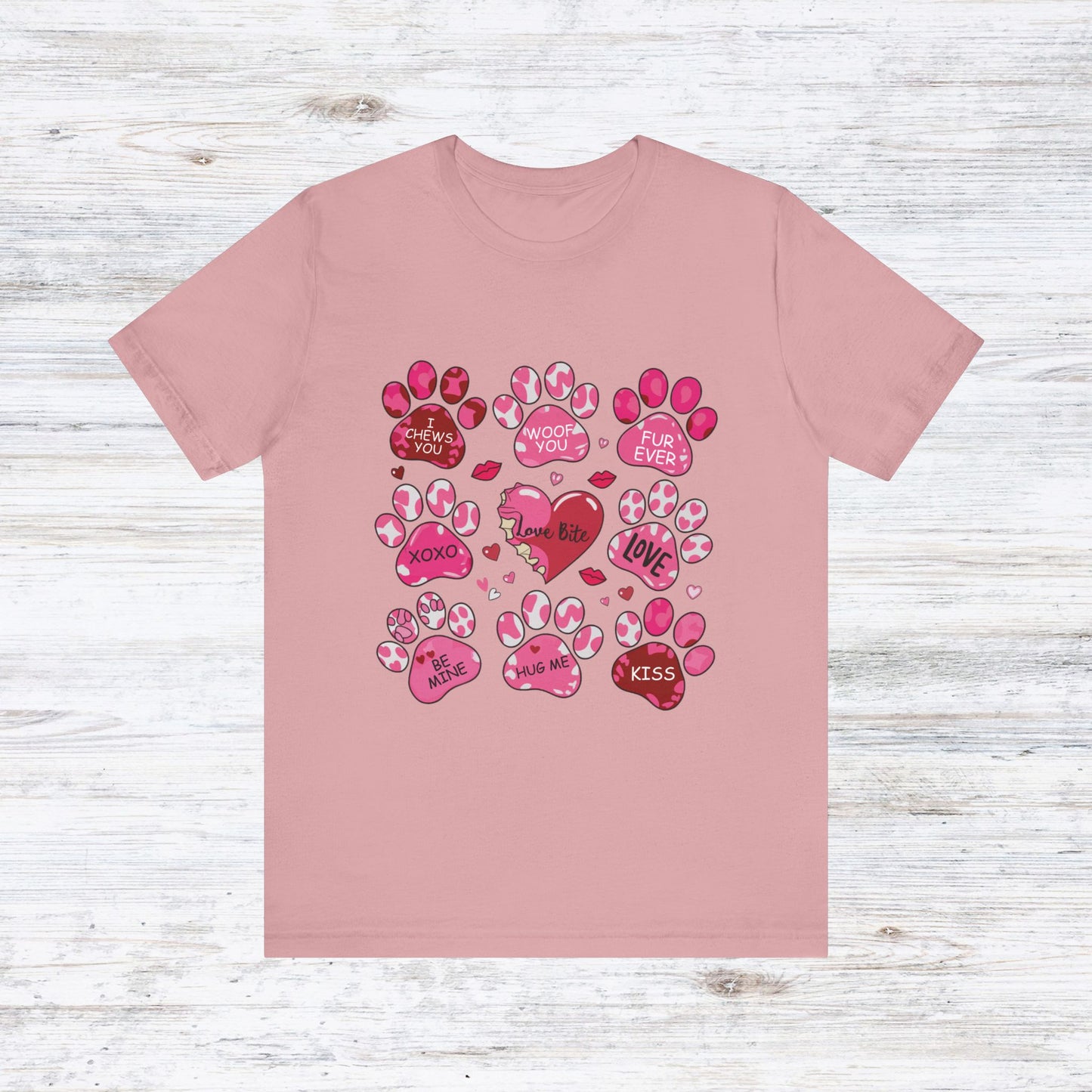 Love Bites Dog Valentine's Day T-Shirt