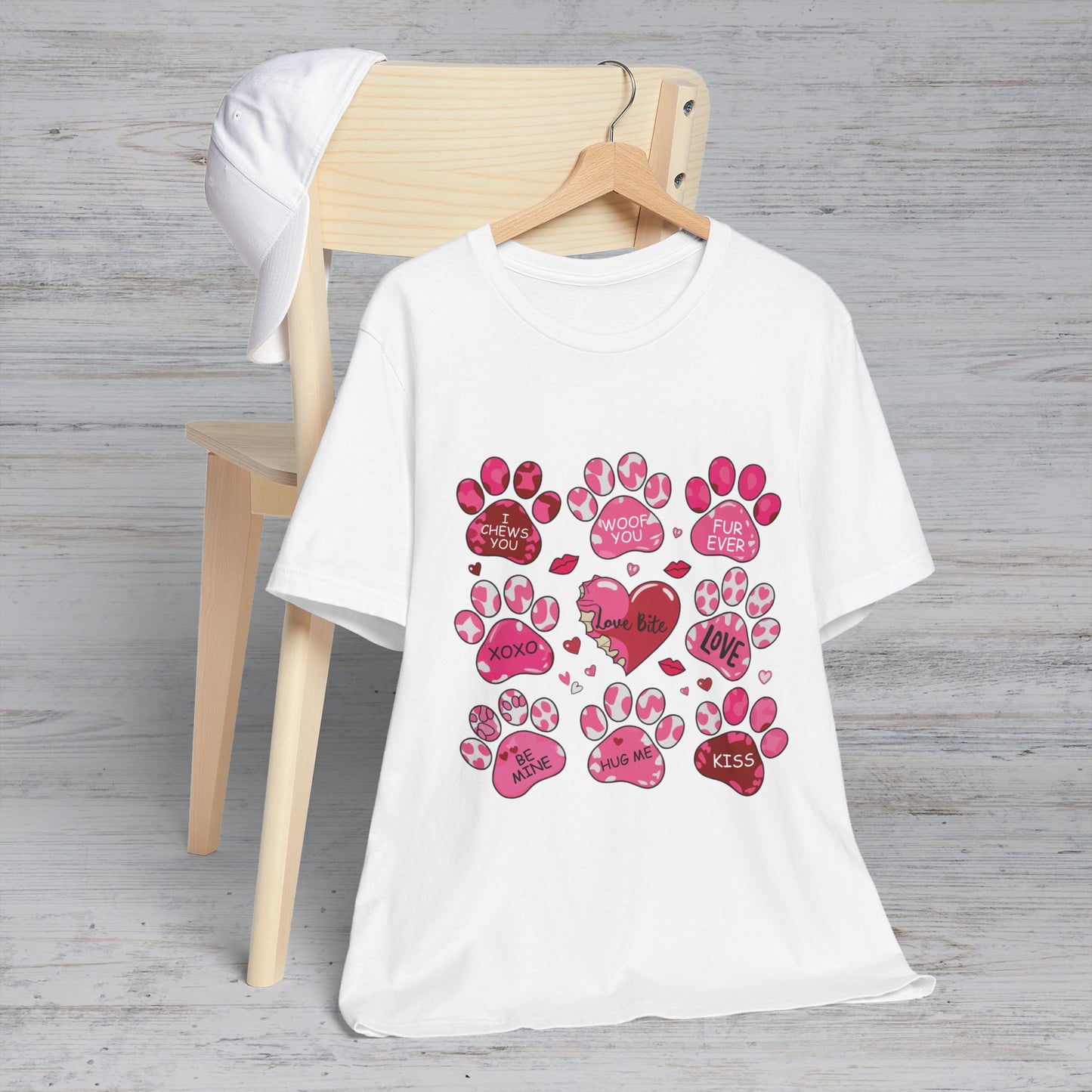 Love Bites Dog Valentine's Day T-Shirt