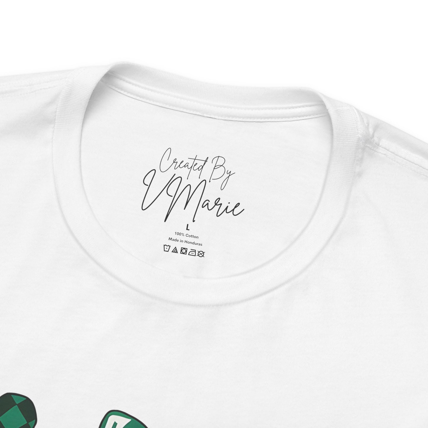 St Patrick's Day Paw Print Unisex Jersey Short Sleeve Tee