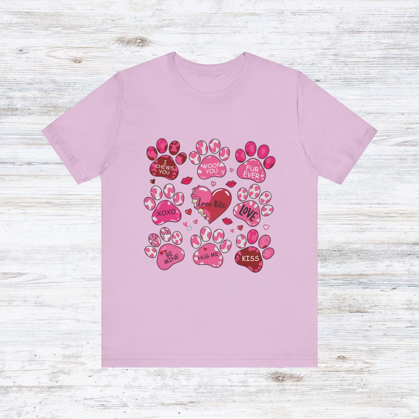 Love Bites Dog Valentine's Day T-Shirt