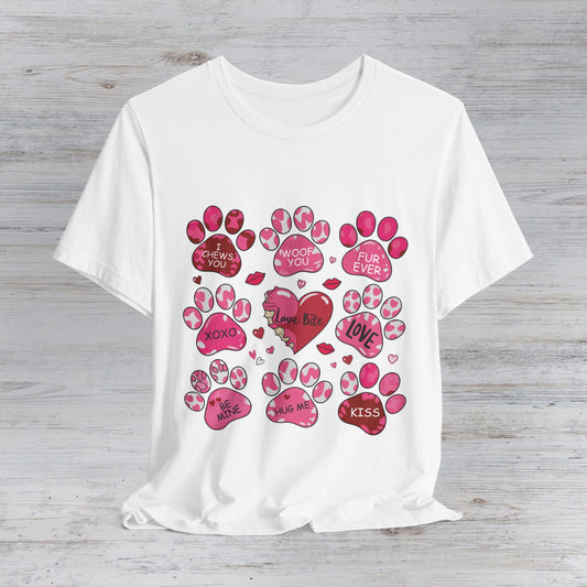 Love Bites Dog Valentine's Day T-Shirt